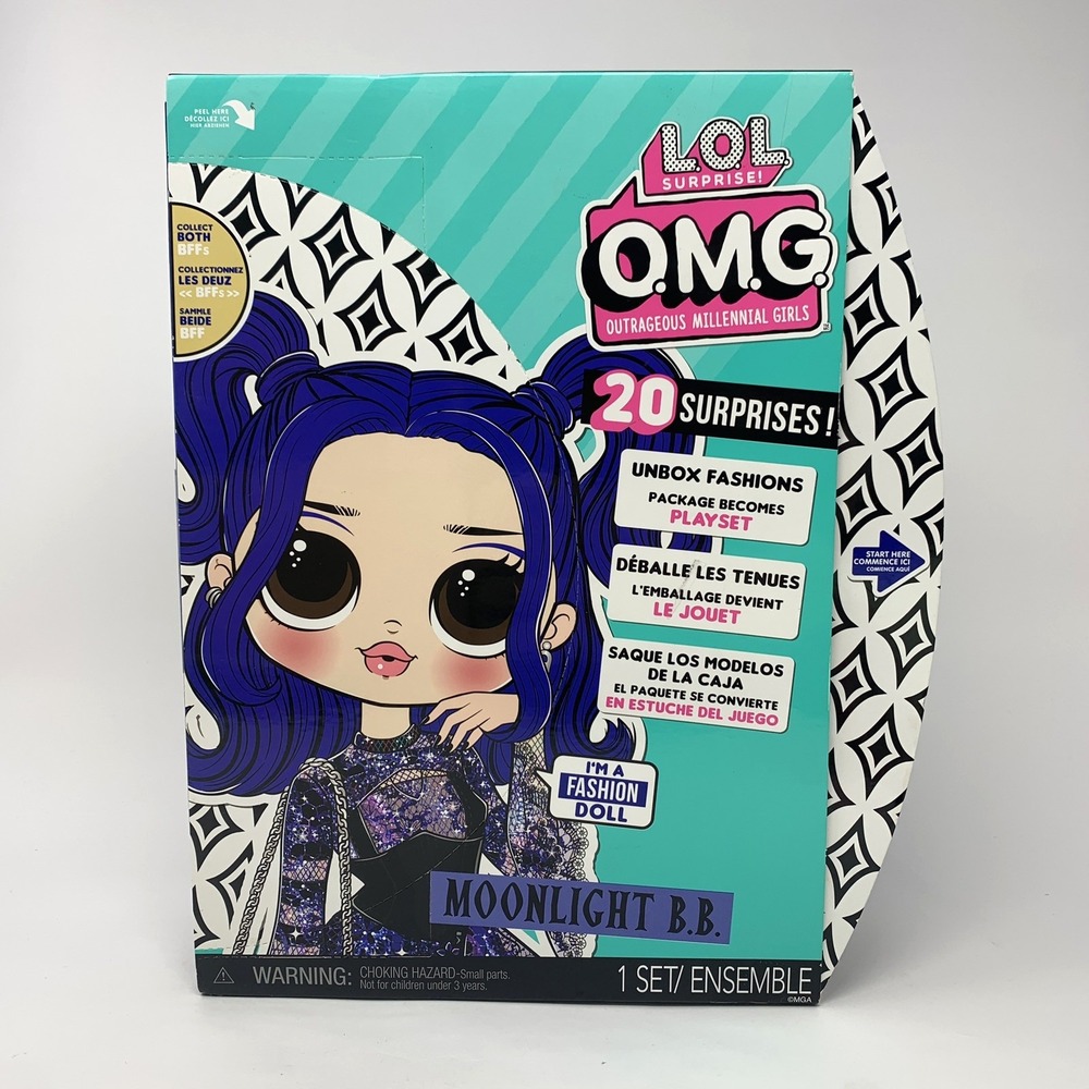 LOL Surprise OMG Moonlight B.B. Fashion Doll - 20 Surprises Box New